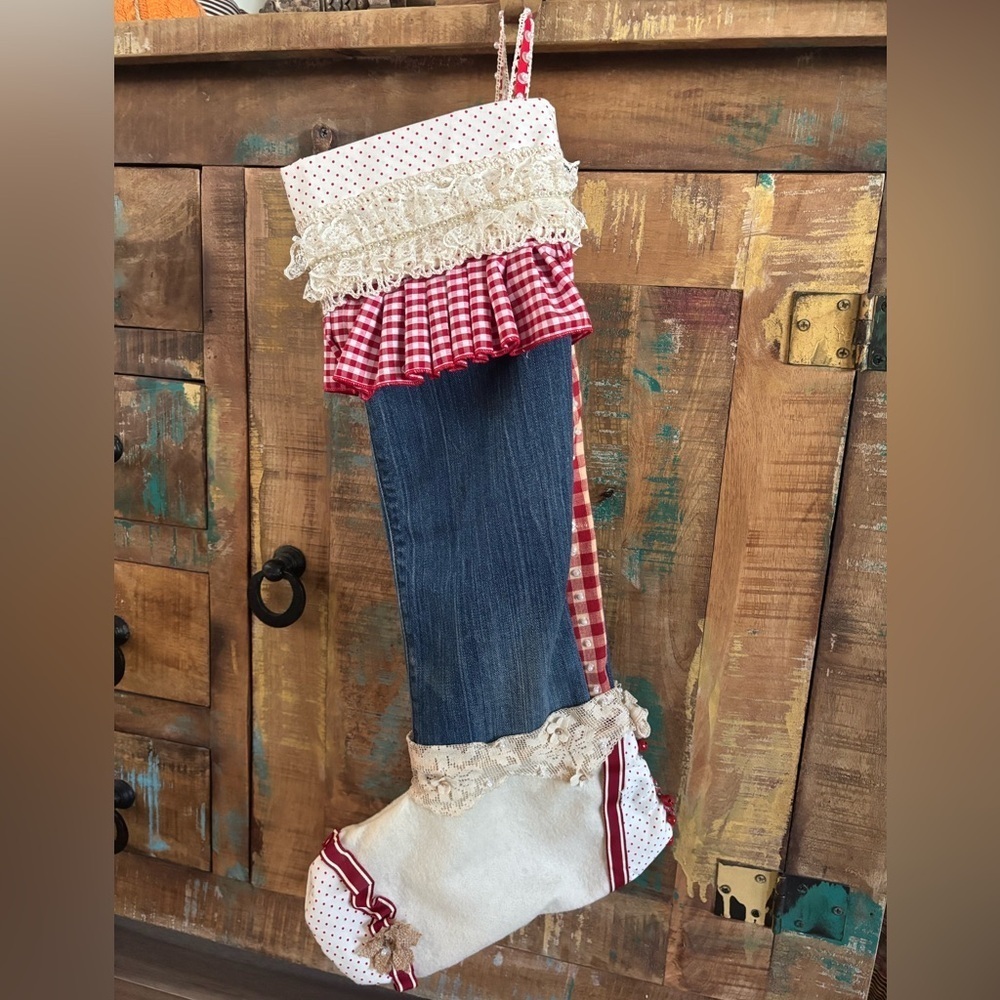 Handmade Christmas Stocking NEW